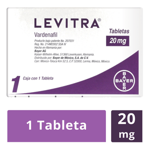 Levitra 20 Mg 1 Tab Vardenafilo 1 Pz