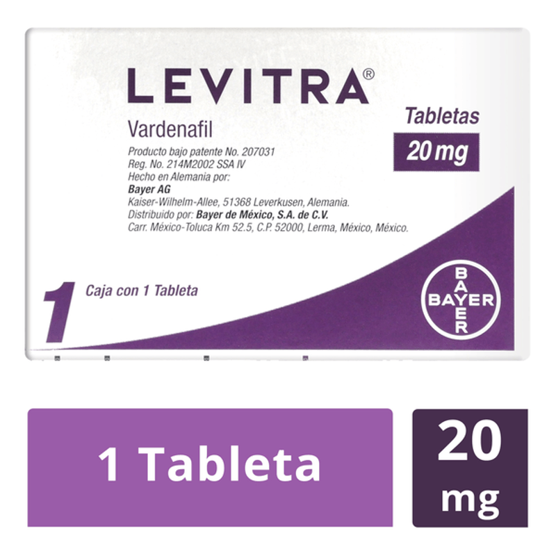 Levitra 20 Mg 1 Comprimido