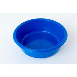 Polienvases Palangana Redonda Color Azul 3.5 L