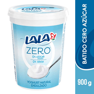 Lala Yogurt Batido Zero Natural 900 g Activia Alimento Lácteo Fermentado Piña Apio Y Nopal 225 g