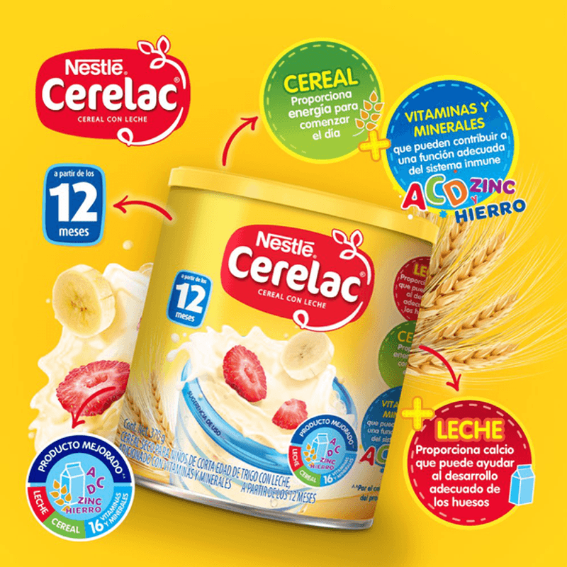 Cereal Infantil NESTUM Trigo con Leche