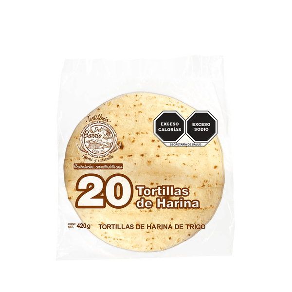 Del Barrio Tortilla De Harina De Trigo 420 G Mi Tienda Del Ahorro