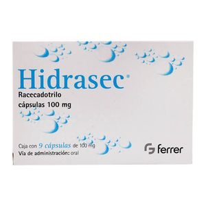 Hidrasec 100 Mg 9 Cap Racecadotrilo 9 Pz