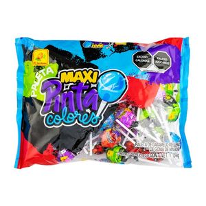 Paleta Maxi Pinta Colores 50 Pzas 1.5 Kg