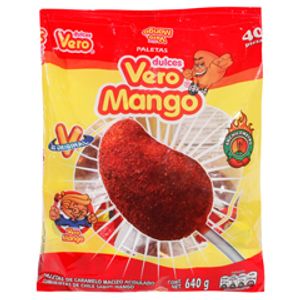 Paleta Mango co Chile 40 Pz