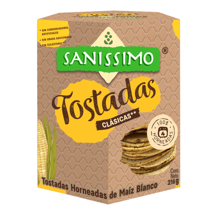Sanissimo Tostadas de Maiz Horneadas 216 g Mi Tienda del Ahorro