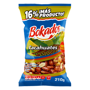 Bokados Cacahuates Salado 210 g