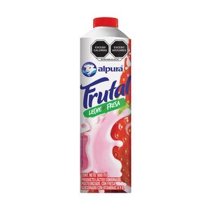 Alpura Leche Entera Sabor Fresa 1 L