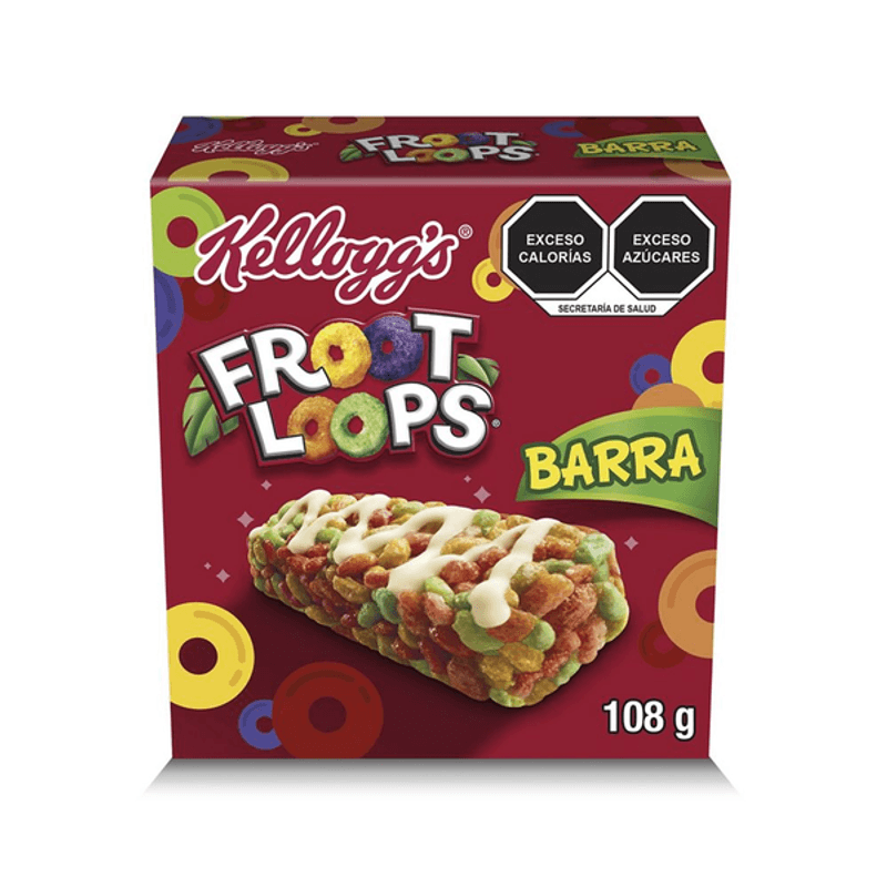 Comprar Barras Kellogrgr's® de Froot Loops® - 1 Caja de 120gr con