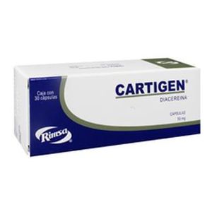 Cartigen 50 Mg 30 Cap Diacereina 30 Pz