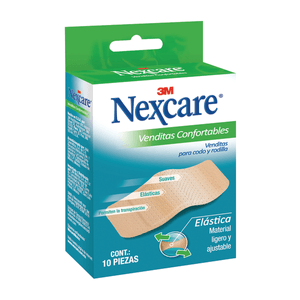 Nexcare Venditas Confortables Codo Y Rodilla con 10 pz