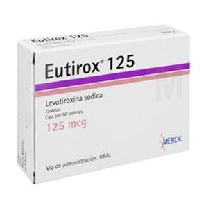 Eutirox 125 Mcg 50 Tab Levotiroxina Sodica 50 Pz