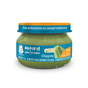 Gerber Papilla Cosecha Natural Et1 Chayote 71 g