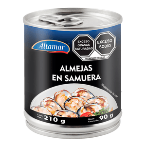 Altamar Almejas en Salmuera 210 g