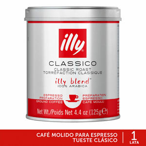 Illy Café Espresso Molido Clásico 125 g