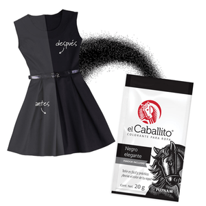 Caballito Colorante Negro Elegante 20 g