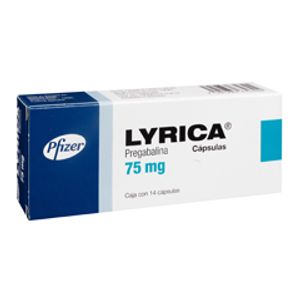 Lyrica 75 Mg Caps 14 Pregabalina 14 Pz