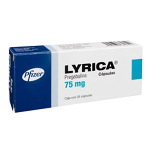 Lyrica 75 Mg Caps 28 Pregabalina 28 Pz