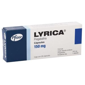 Lyrica 150 Mg Caps 28 Pregabalina 28 Pz