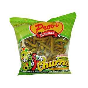 Provi Frituras de Maíz Churros Verde Rojo 200 g