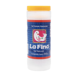 la Fina Sal Natural Yodada Fluorurada 250 g