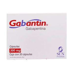 Gabantin 300 Mg Caps 30 Gabapentina 30 Pz