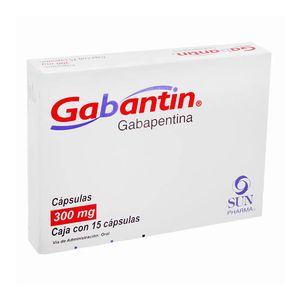 Gabantin 300 Mg Caps 15 Gabapentina 15 Pz