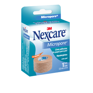 Nexcare Cinta Medica Micropore Piel 2.5 cm x 5 M 1 pz