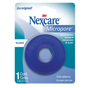 Nexcare Cinta Medica Micropore Blister Blanco 2.5 cm x 5 M 1 pz Nexcare Cinta Medica Micropore Blister Blanco  2.5 cm x 5 M 1 pz