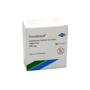 Condrosulf 800 Mg 30 Tab Sulfato de Condroitina 30 Pz