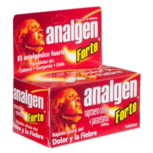 Analgésico Analgen Forte 12 Pz