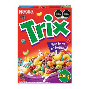 Cereal Integral de Maíz con Sabor a Frutas Trix caja 430 g