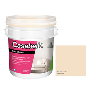 Pintura Vinil Acrílica Meridian Casabella Salmón Mate 18 L