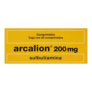 Arcalion 200 Mg Cpr Recub 20 Sulbutiamina 20 Pz