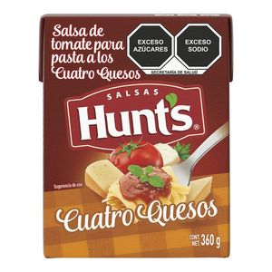 Hunts Salsa Para Pasta Cuatro Quesos 360 g