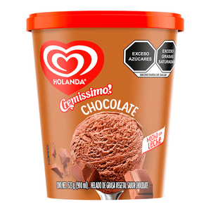 Holanda Helado Sabor Chocolate 900 ml