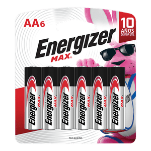 Pila Alcalina Energizer Max AA 4+2 1 Pz