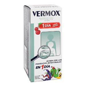 Vermox 1 Dia 60 Mg Suspension 10 Ml