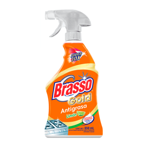 Limpiador Desengrasante para Cocina Brasso Antigrasa Max Limón de 650 ml