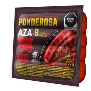 Salchicha Ponderosa para Asar 800 g Ponderosa Salchicha Para Asar 800 g