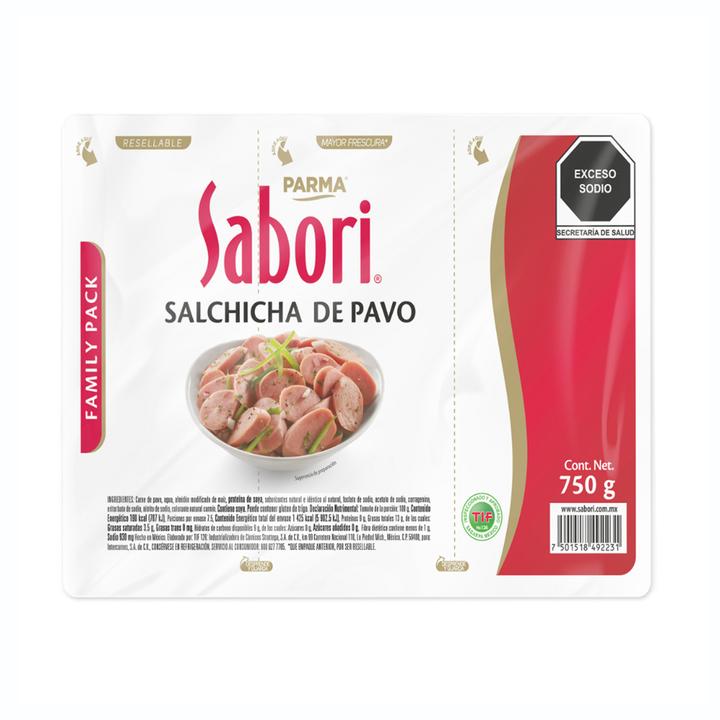 Sabori Salchicha de Pavo 750 g - H-E-B México