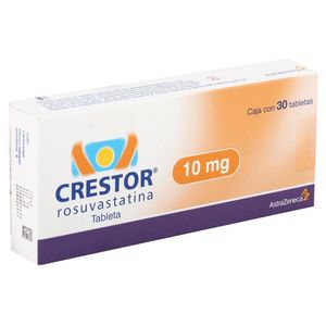 Crestor 10 Mg 30 Tab Rosuvastatina 30 Pz