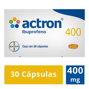 Actron 400 Mg 30 Cap Ibuprofeno 30 Pz