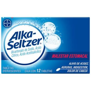 Alka-Seltzer Antiácido con 12 Tabletas