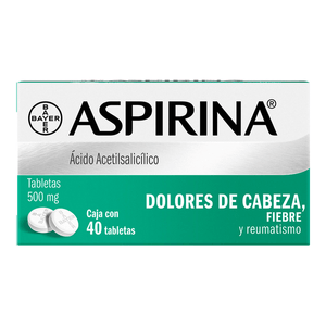 Bayer Aspirina Analgesico 500 Mg con 40 pz