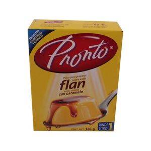 Pronto Flan Vainilla con Caramelo 136 g