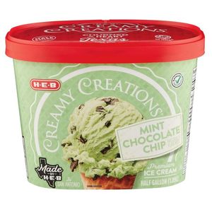 HEB Helado Chocolate Chip Menta 1.89 L