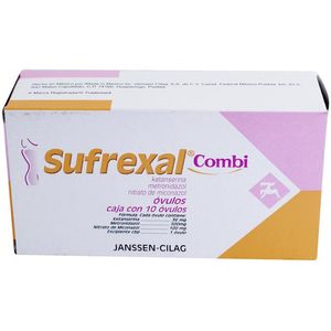 Sufrexal-C 36 / 500 / 100 Mg 10 Ovulos Ketanzerina 10 Pz