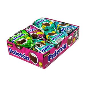 Paletón Malvavisco Cubierto de Chocolate 18 Pz