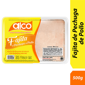 Alco Fajita de Pechuga Natural 500 g